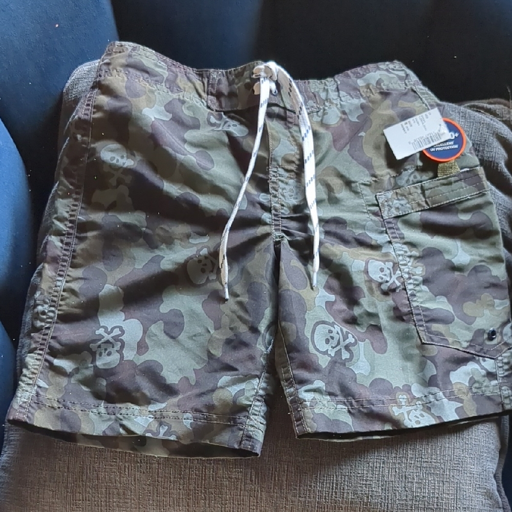 Skull Camo Cargo Shorts